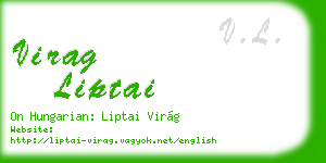 virag liptai business card